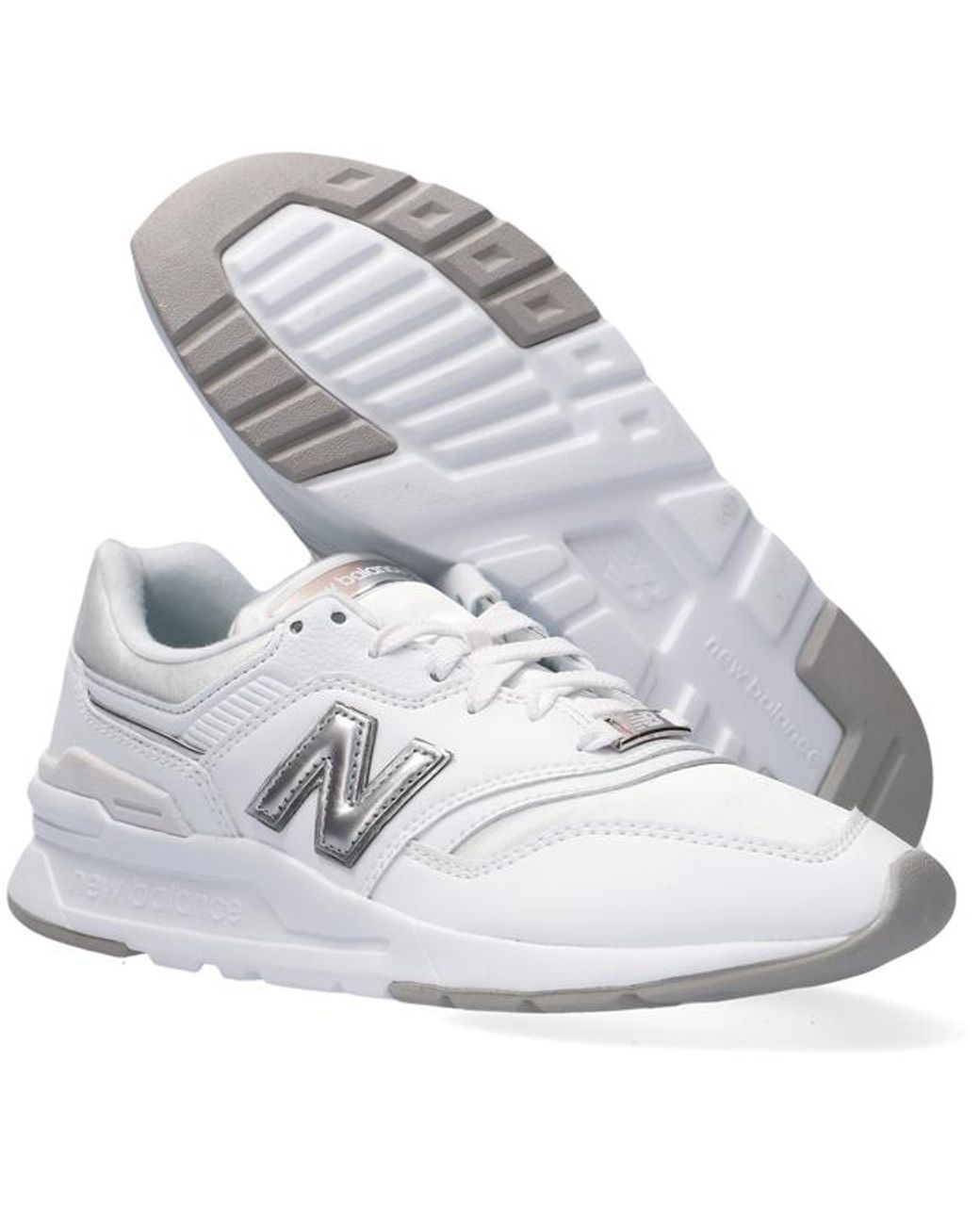 New Balance Witte Lage Sneakers Cw997 in het Wit - Lyst
