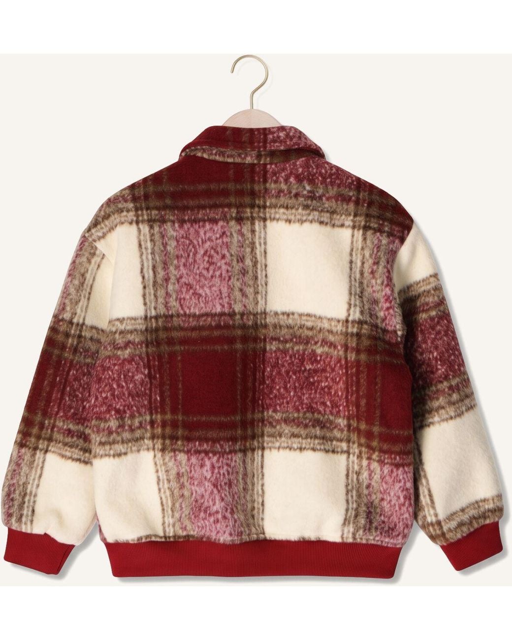 Alix Mini Jungen Jacken Check Bomber Coat in Red für Herren