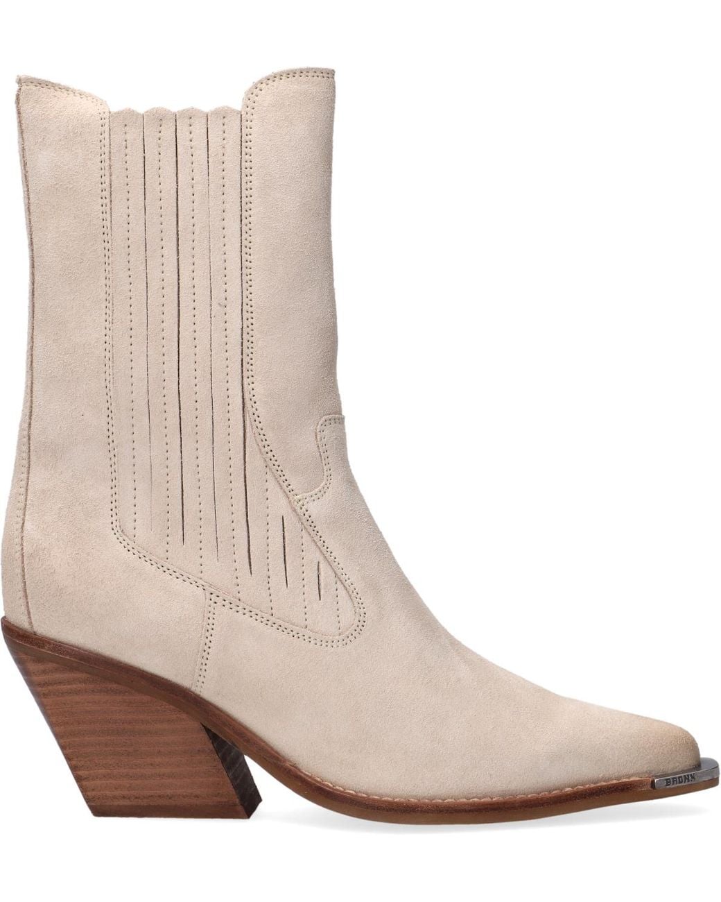Bronx Low-kole 34159 Enkellaarzen in het Naturel | Lyst BE