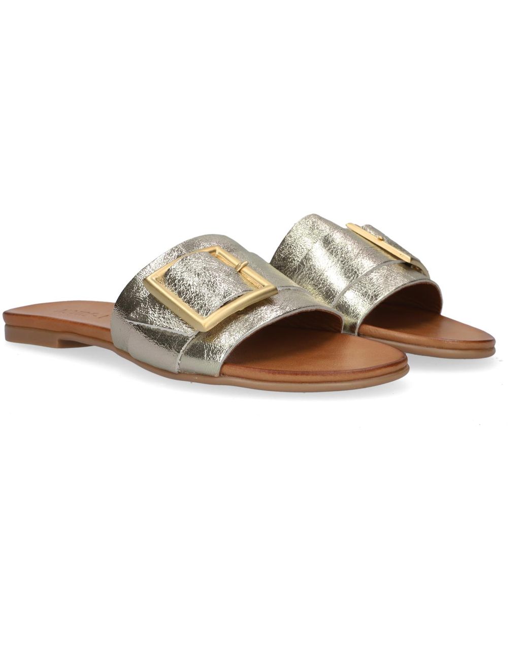 Notre-v Slippers 10201 in het Metallic - Lyst