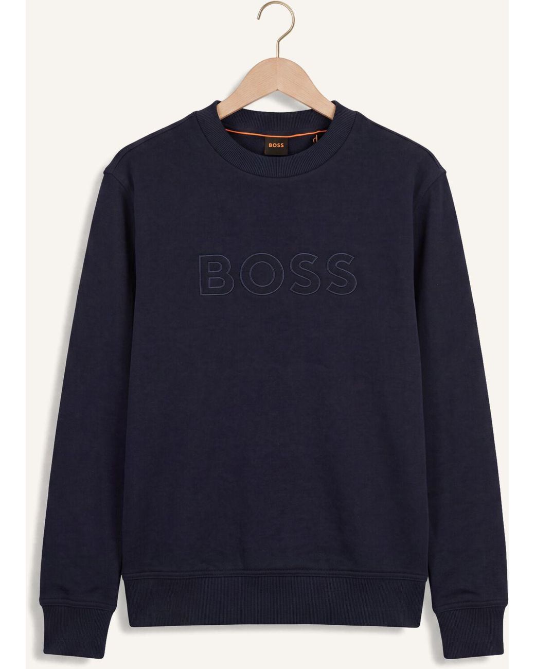 Boss Herren Pullover & Cardigans We_Logo in Blue für Herren