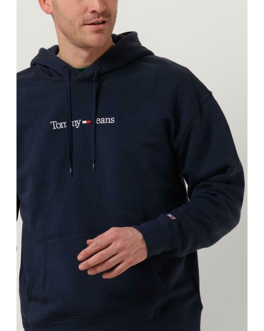 Tommy Hilfiger Sweatshirt Tjm Reg Linear Hoodie Herren in Blue für Herren