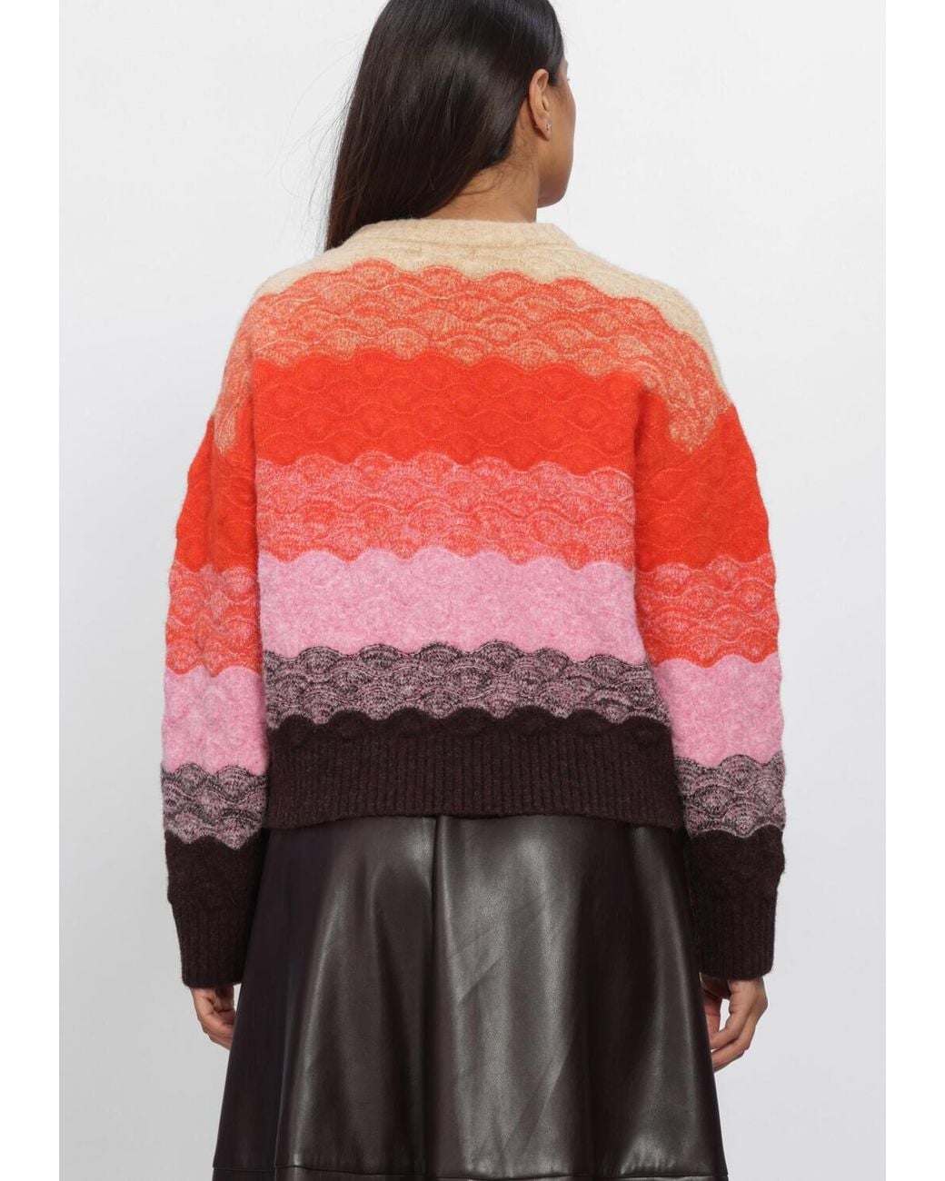 Suncoo Red Damen Pullover & Cardigans Panayo