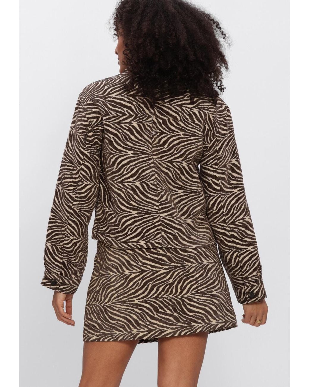 Object Brown Damen Jacken Objthea L/Sre Short Jacket