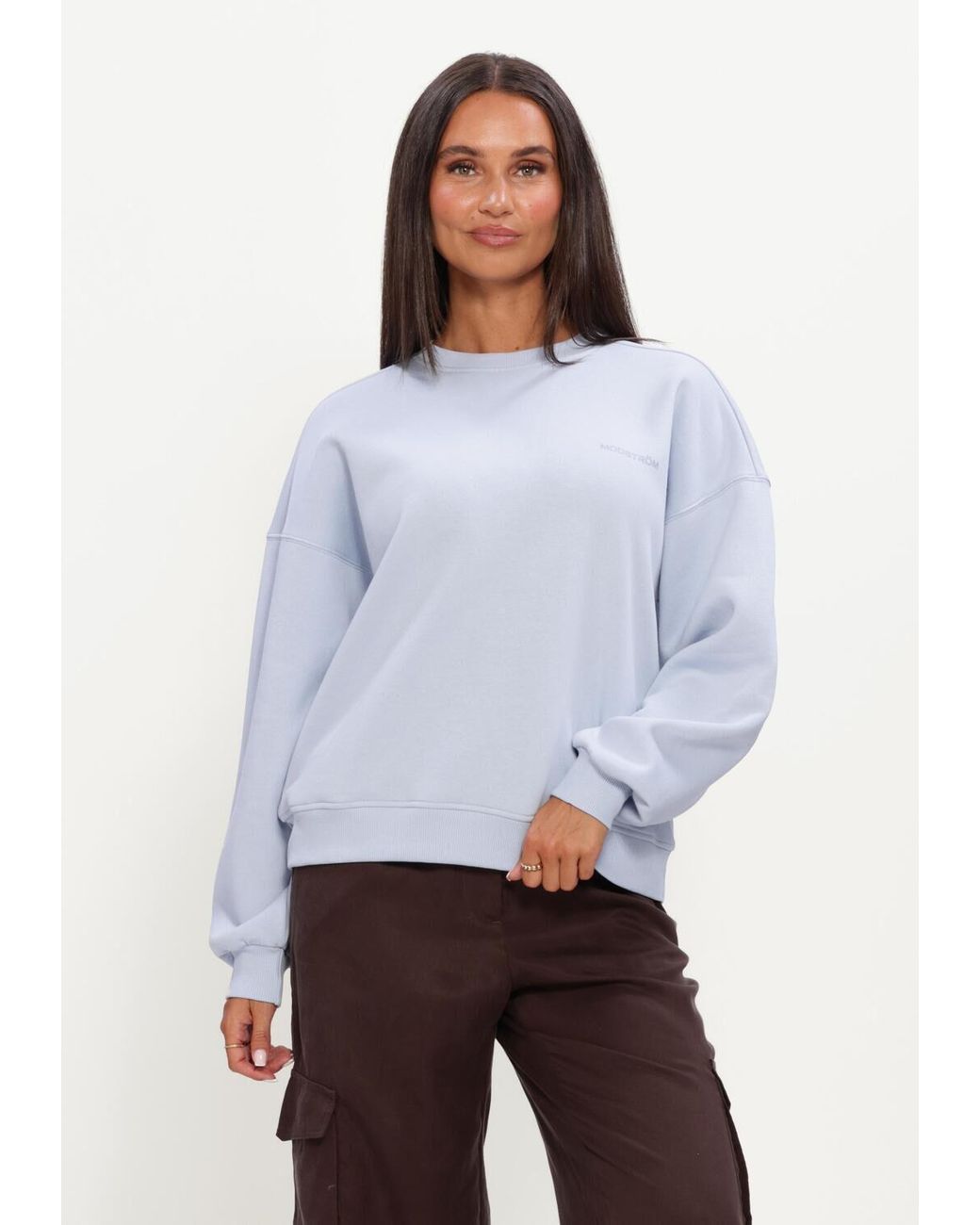 Modström Blue Damen Pullover & Cardigans Paulamd Sweat