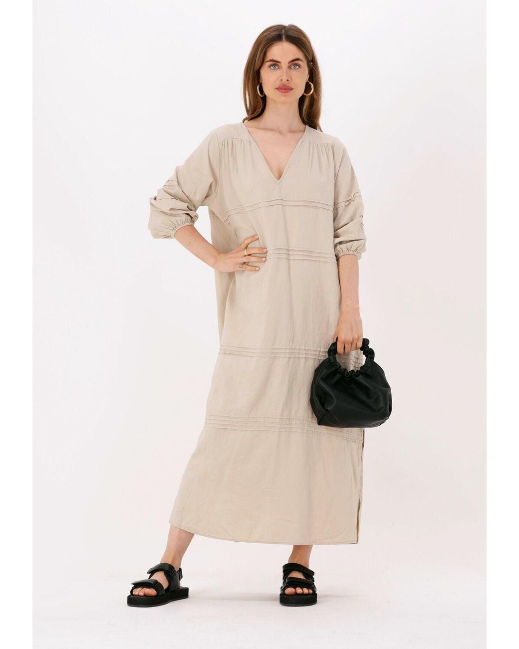 Levete Room Natural Maxikleid Naja 9 Dress