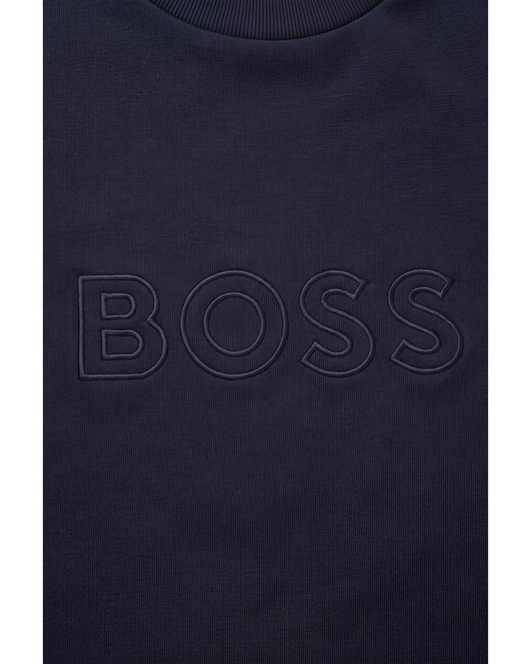 Boss Herren Pullover & Cardigans We_Logo in Blue für Herren