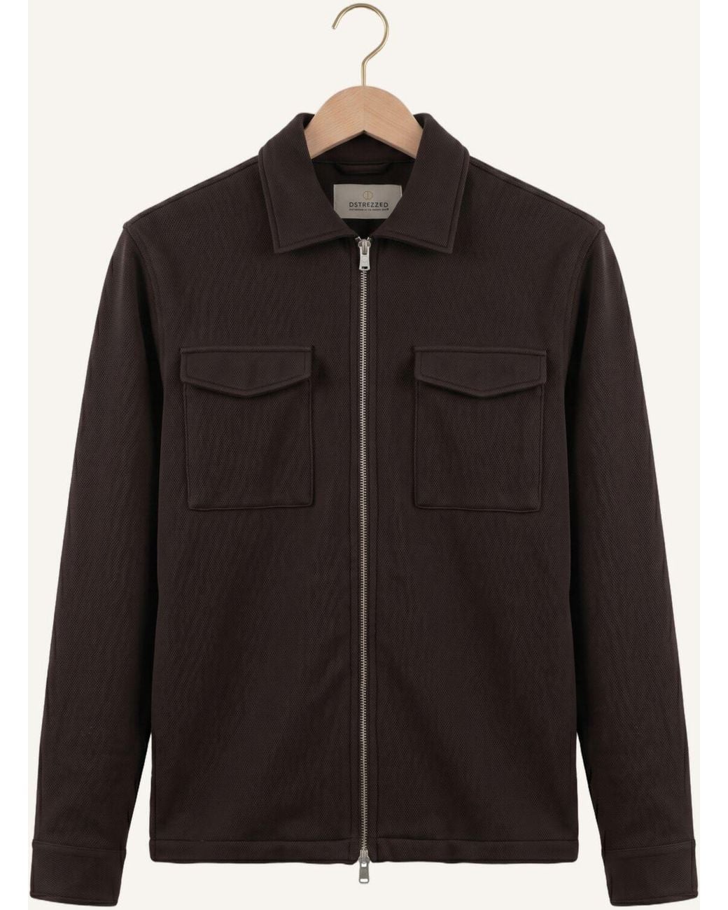Dstrezzed Herren Overshirts Ds_Pike Overshirt in Gray für Herren