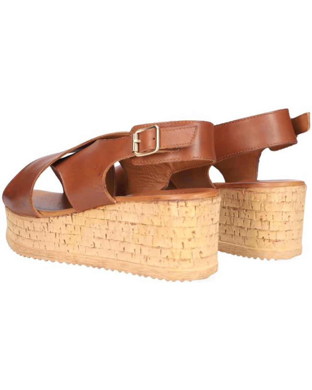 Omoda Rubber Cognac Sandalen Suga1m in het Bruin - Lyst