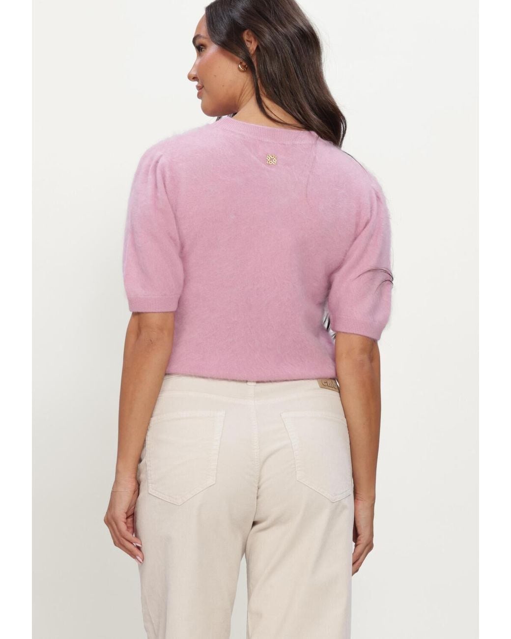 Suncoo Pink Damen Pullover & Cardigans Polov