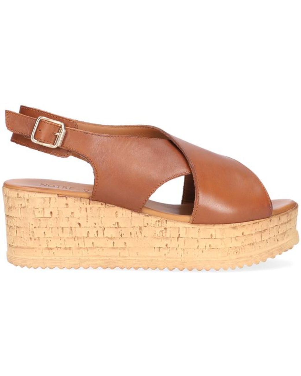 Omoda Rubber Cognac Sandalen Suga1m in het Bruin - Lyst