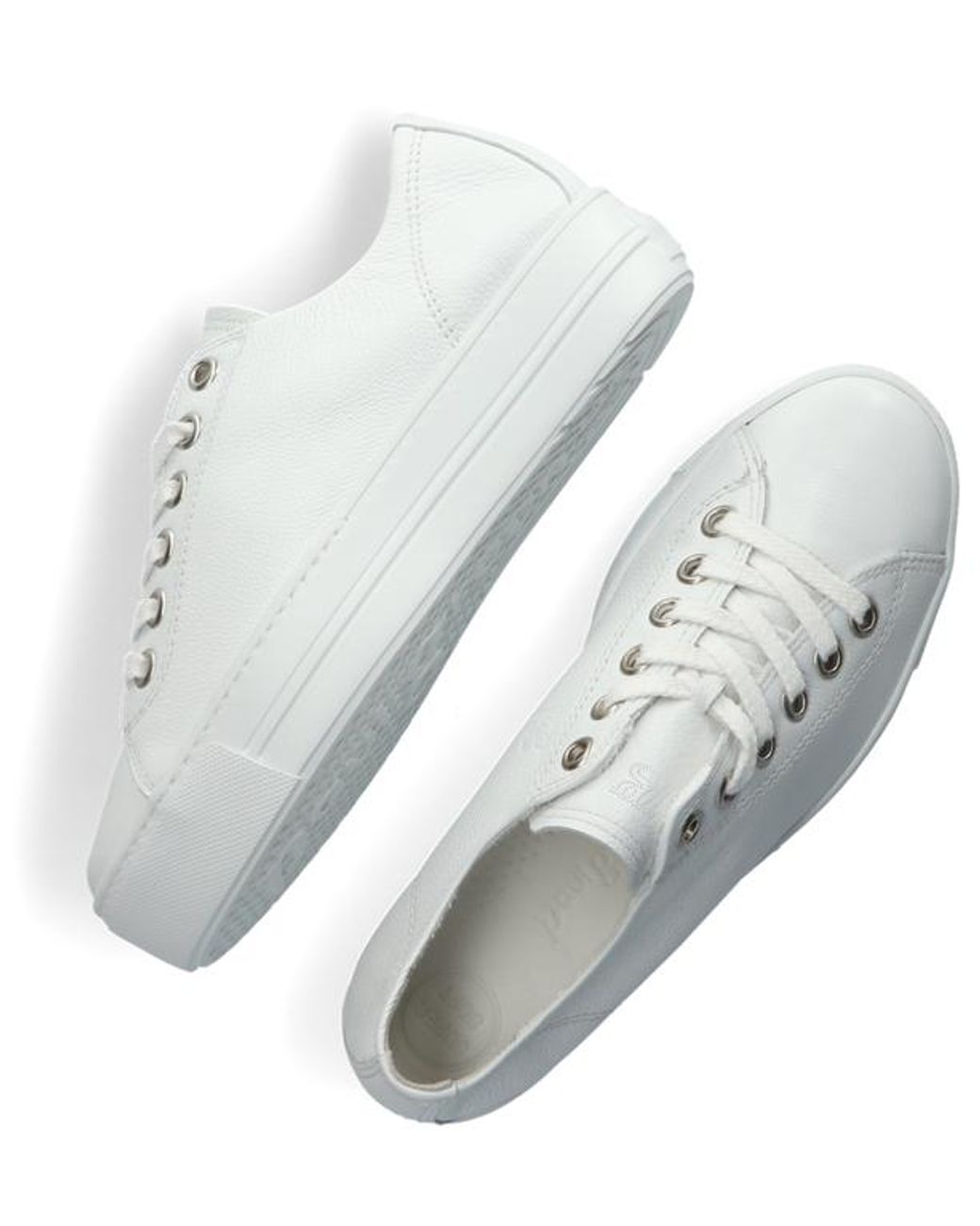 Paul Green Witte Lage Sneakers 4790 in het Wit - Lyst