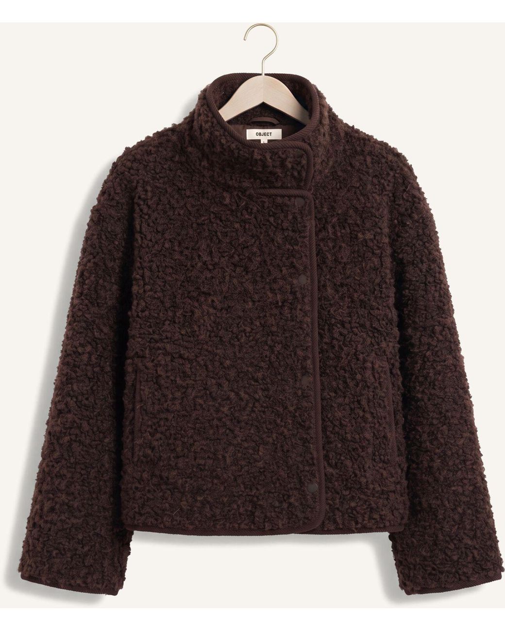 Object Brown Damen Jacken Objiduna Short Jacket