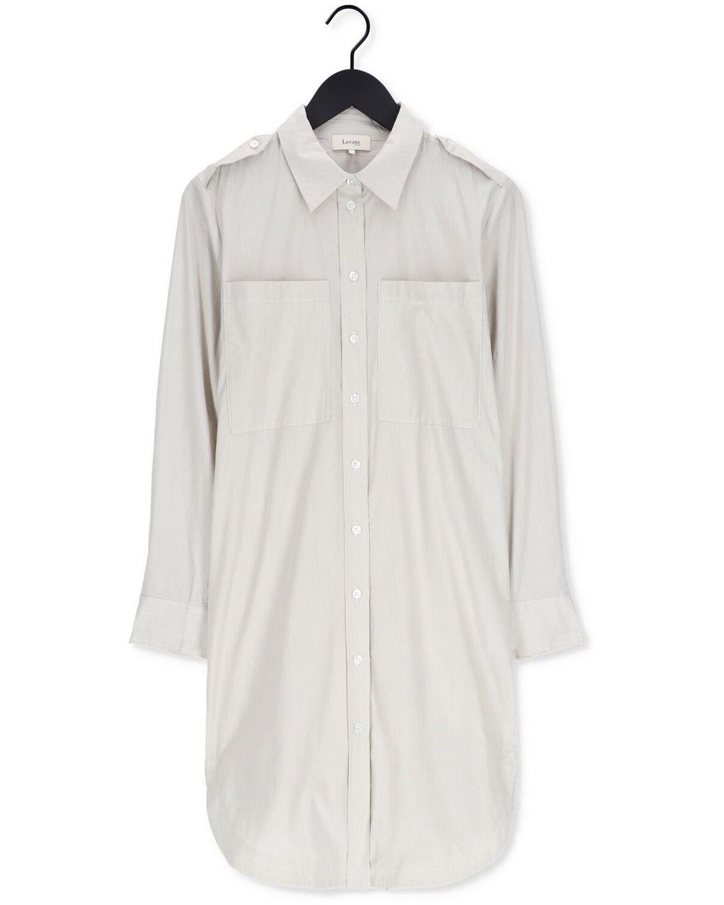 Levete Room White Midikleid Nanna 5 Shirt
