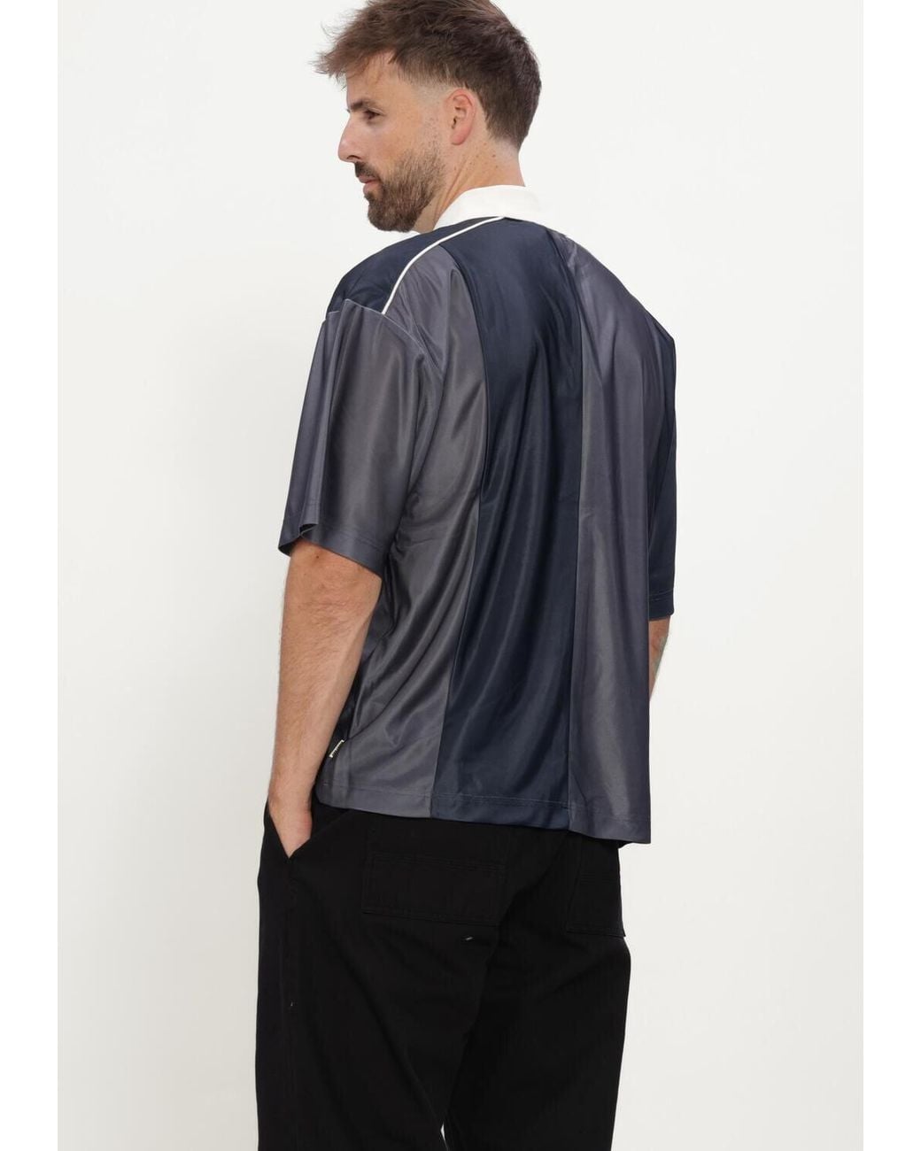 Woodbird Herren Polos & T-Shirts Wbhiro Sport Zip Polo in Blue für Herren