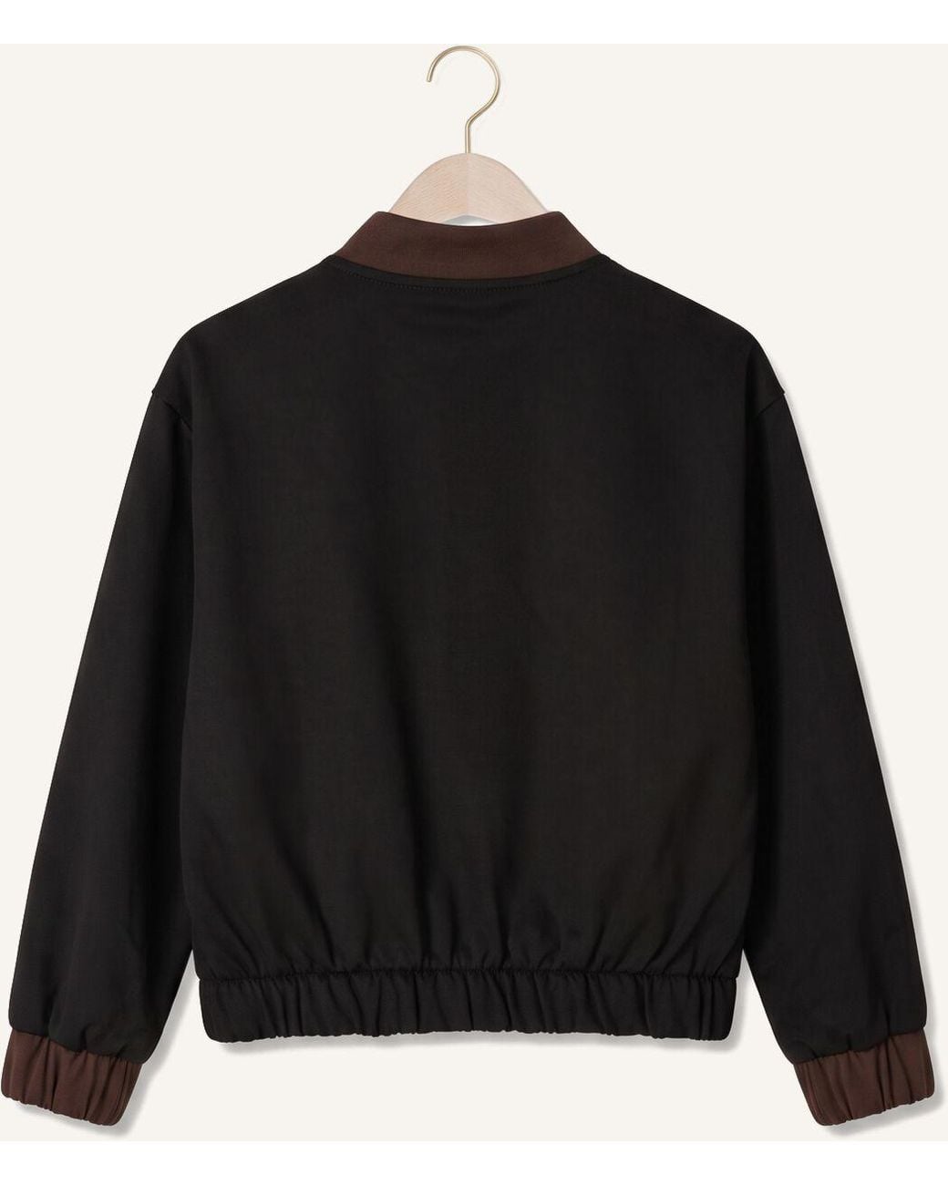 Alix Mini Brown Mädchen Pullover & Cardigans Colourblock Training Jacket