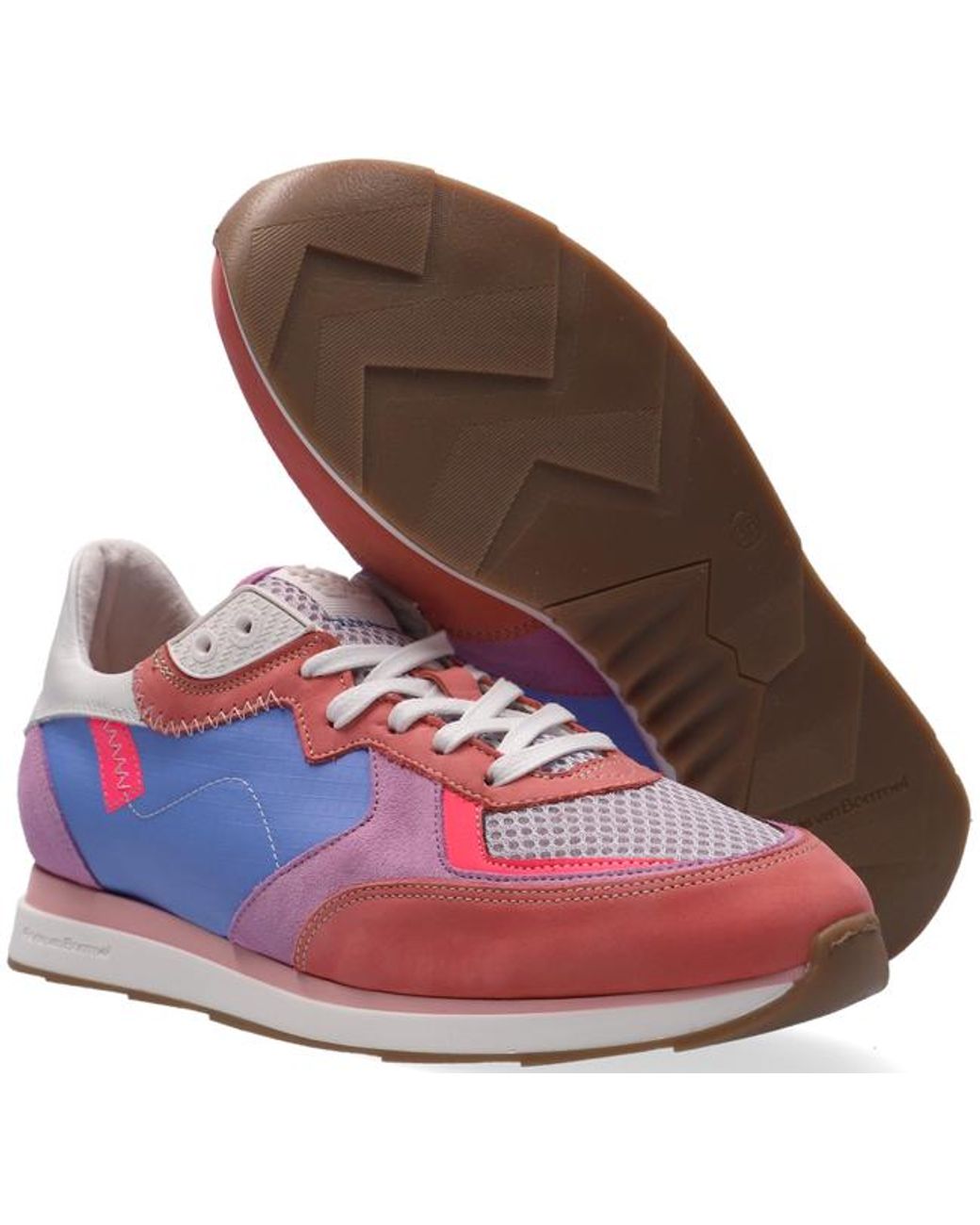 Rode FLORIS VAN BOMMEL Sneakers 85261 | Omoda