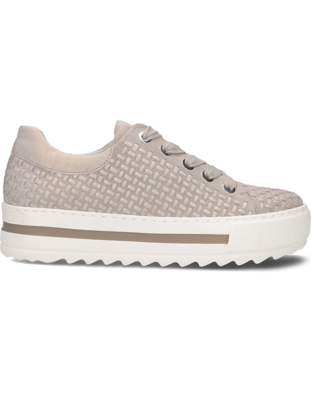 Gabor Lage Sneakers 499 in het Naturel | Lyst BE