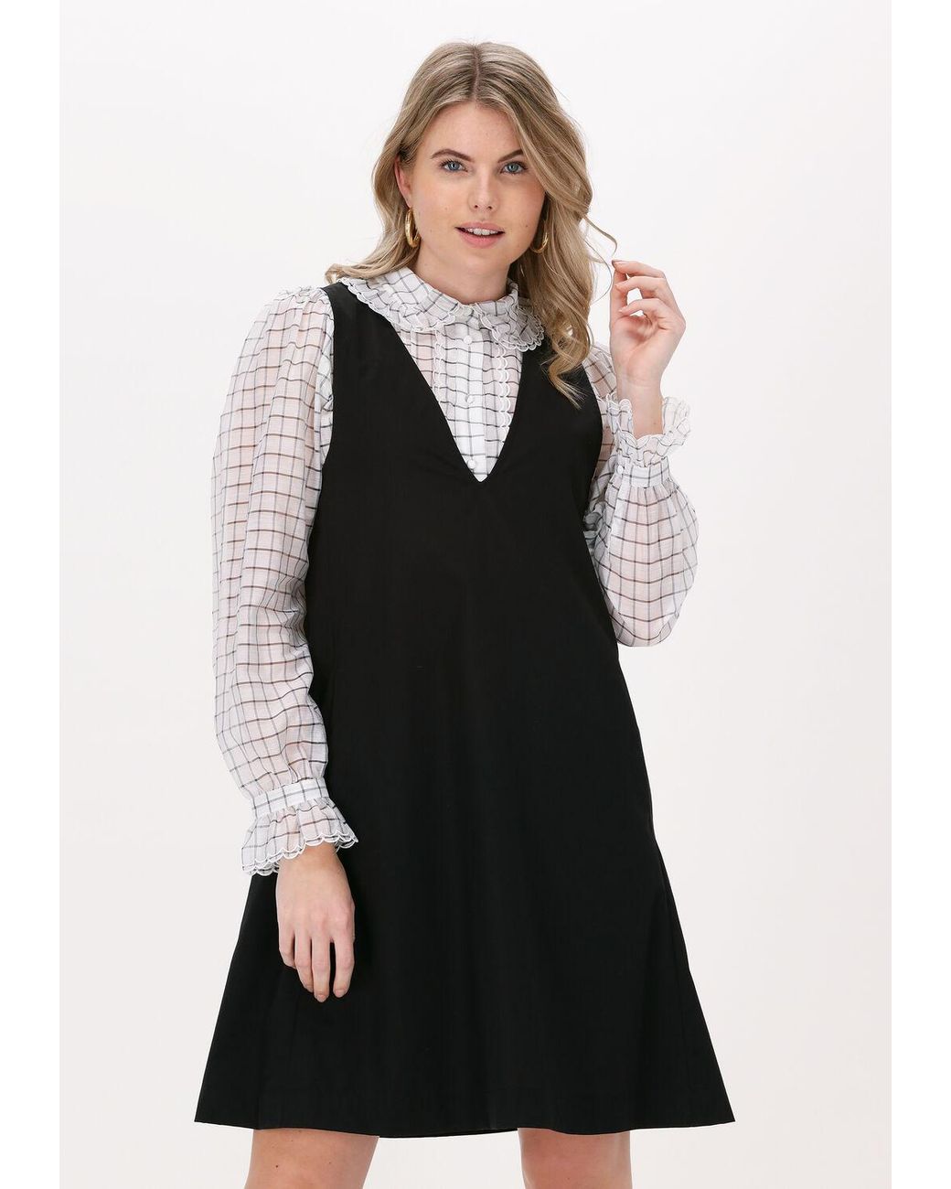 Levete Room Black Minikleid Peng 5 Dress