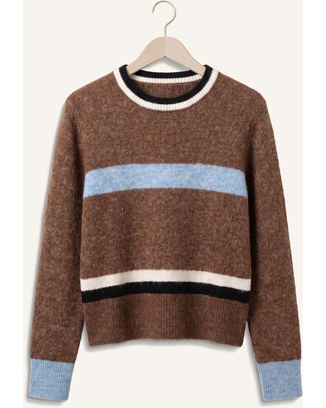 Object Multicolor Damen Pullover & Cardigans Objaggie L/S Re Knit Pullover Noos