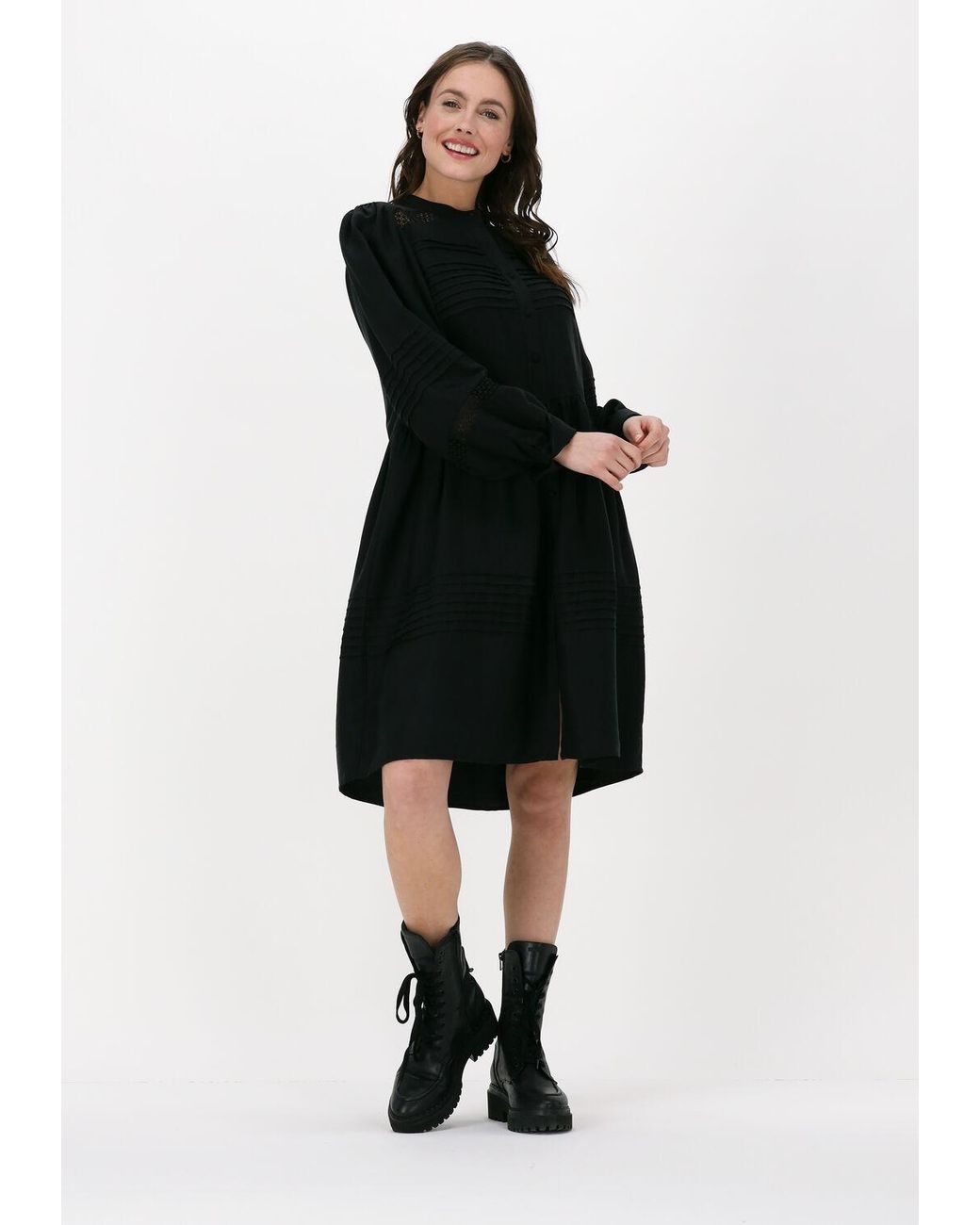 Levete Room Black Minikleid Robbyn 2 Dress