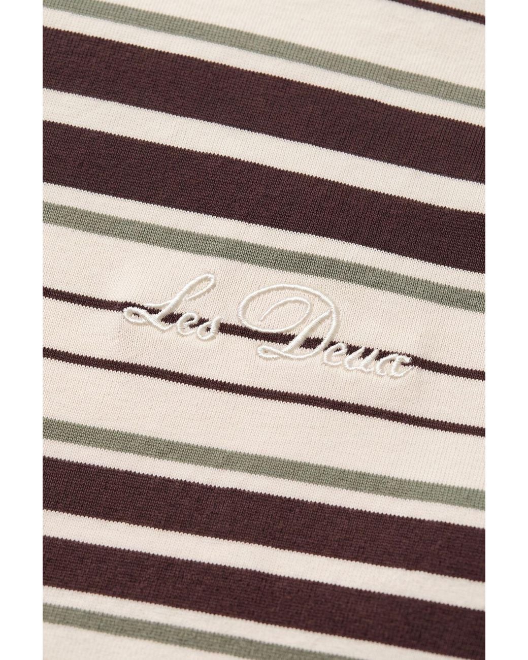 Les Deux Jungen Pullover & Cardigans Stripe Ls T-Shirt in Natural für Herren