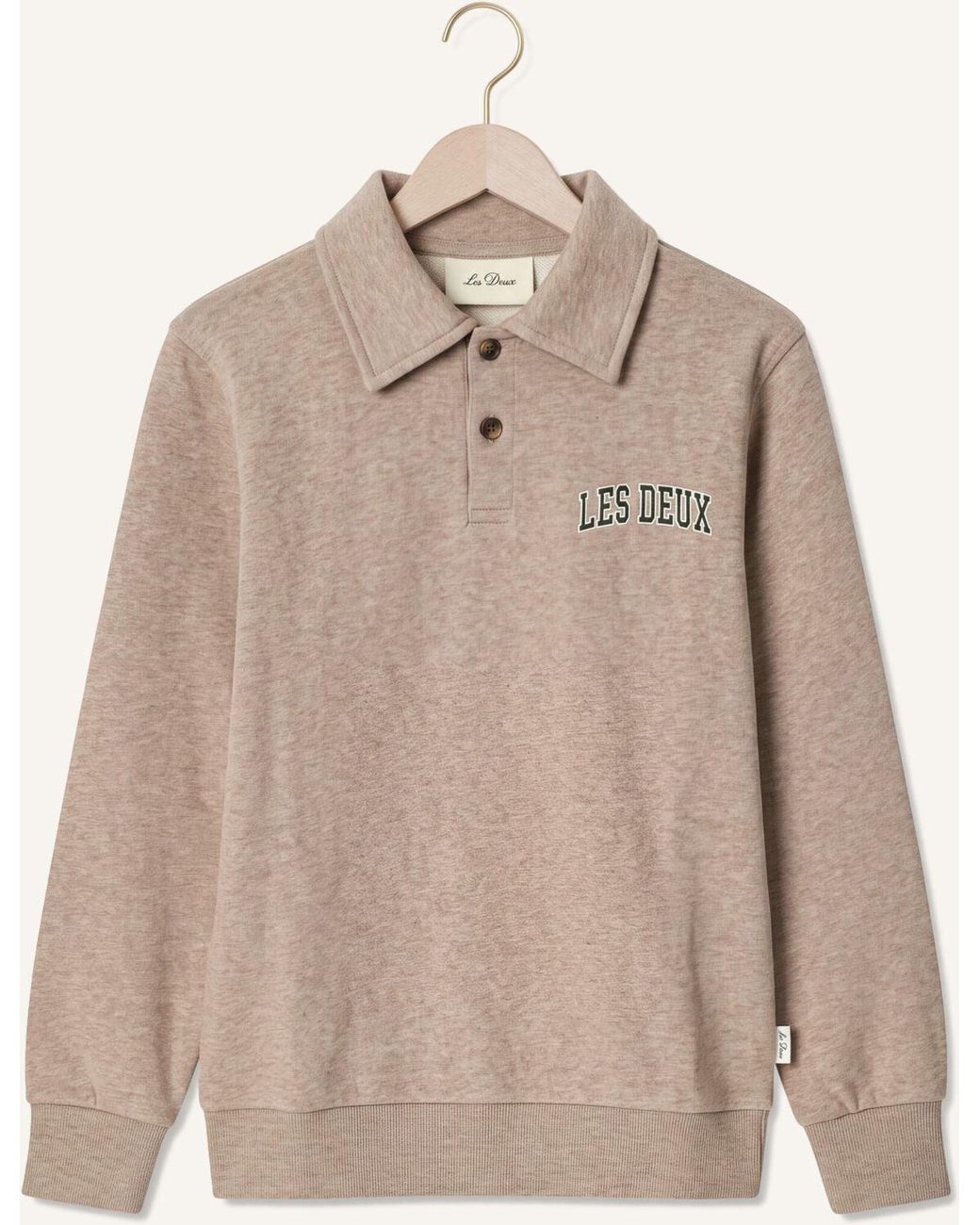 Les Deux Jungen Pullover & Cardigans College Rugby Polo Sweatshirt in Natural für Herren