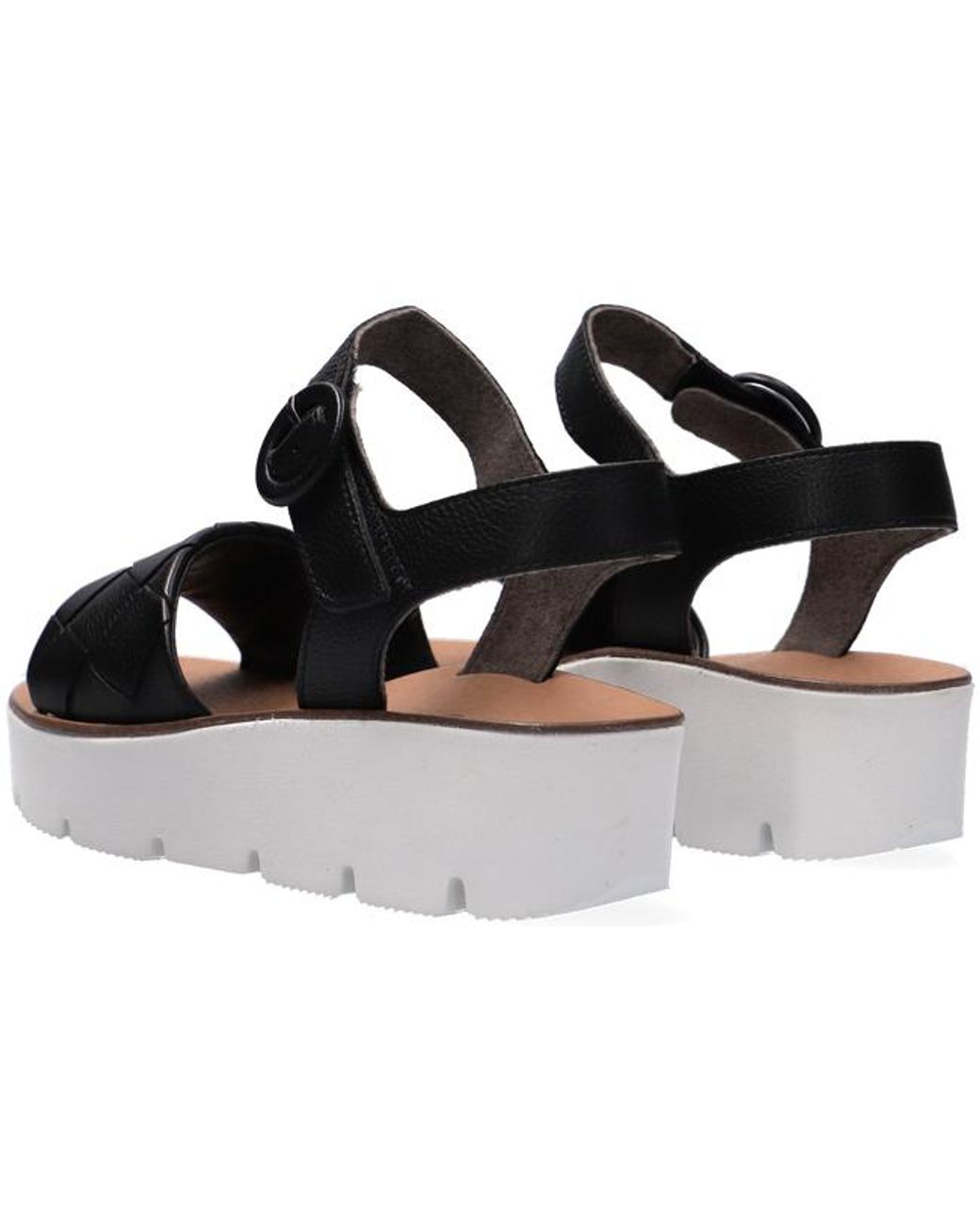 Paul Green Zwarte Sandalen 7643 in het Zwart - Lyst