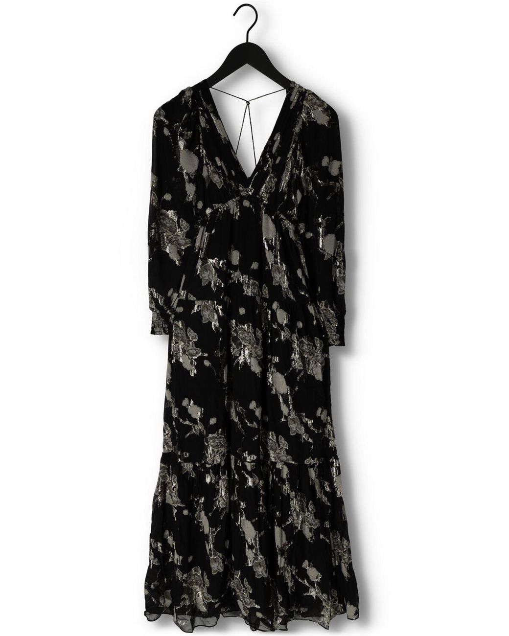 Levete Room Black Maxikleid Lr-viva 3 Dress