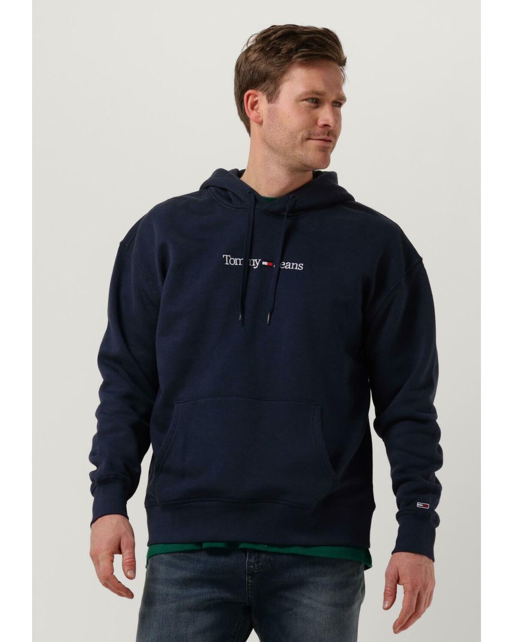 Tommy Hilfiger Sweatshirt Tjm Reg Linear Hoodie Herren in Blue für Herren