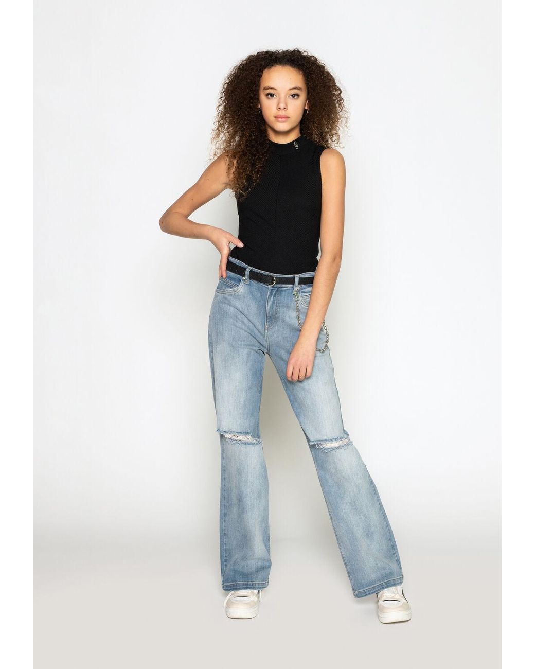 Frankie & Liberty Black Straight Leg Jeans Frankie Straight Leg Mädchen