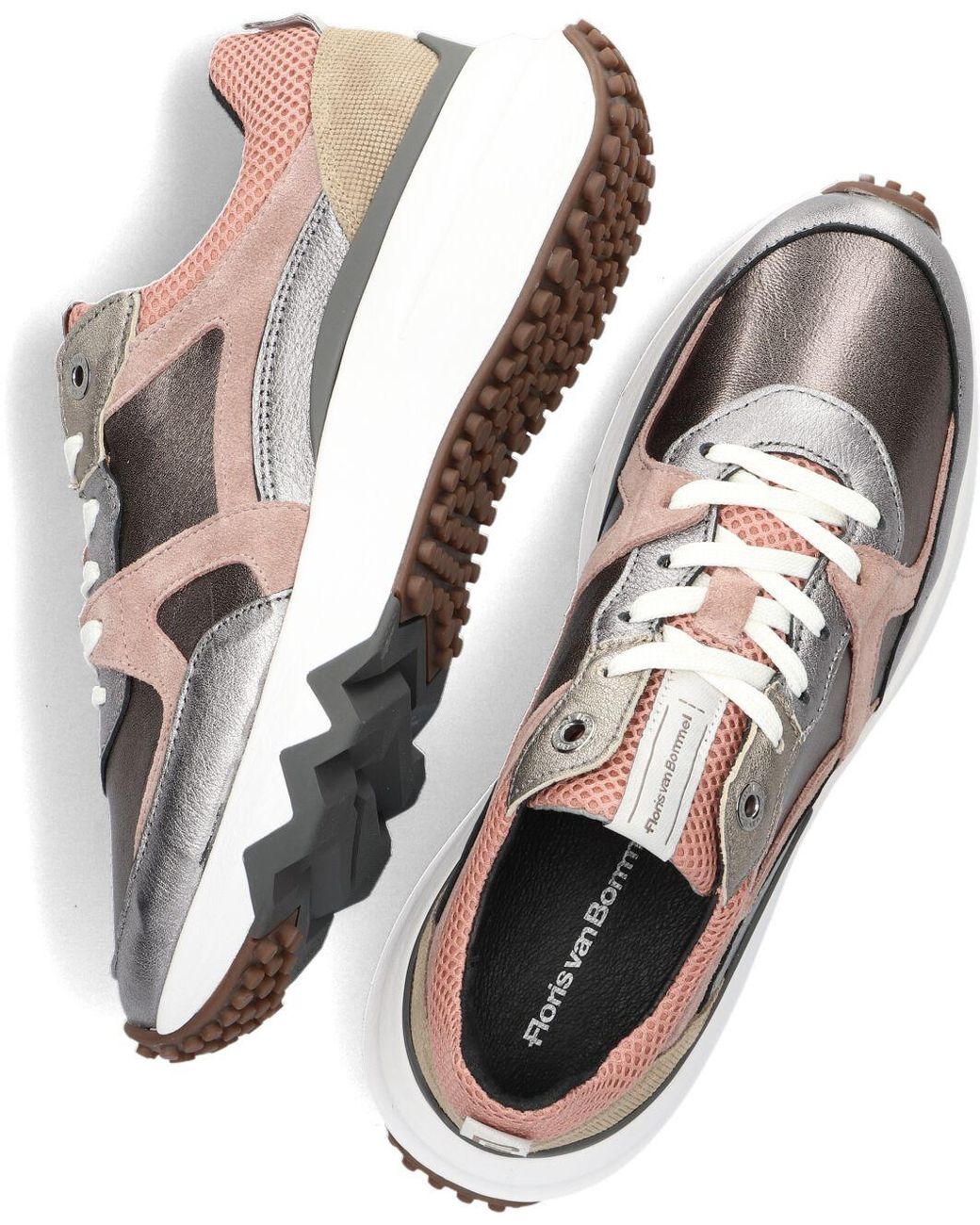 Floris Van Bommel Black Sneaker Low Sfw-10111 Damen