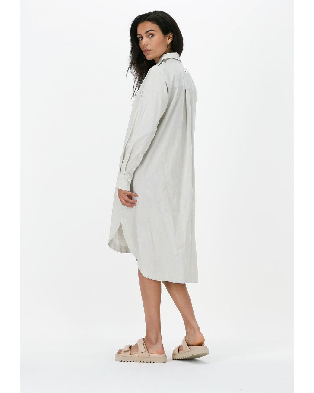 Levete Room White Midikleid Nanna 5 Shirt