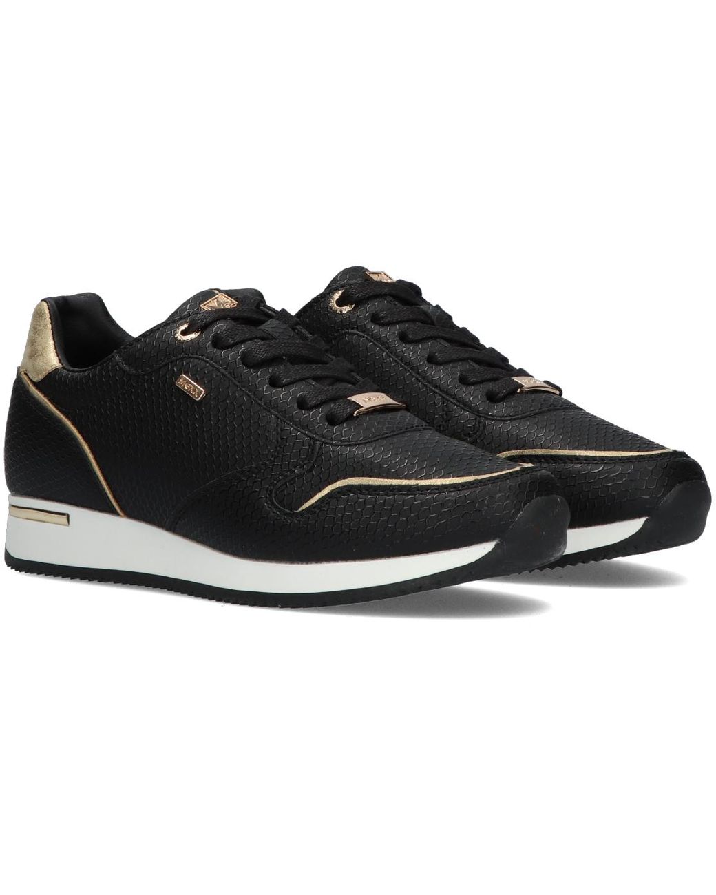 Mexx Lage Sneakers Eke in het Zwart - Lyst