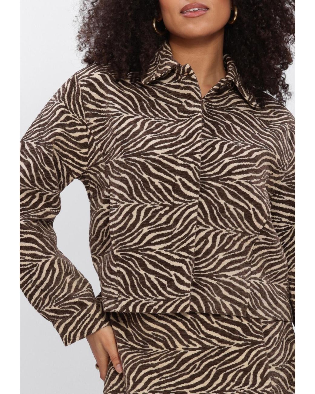 Object Brown Damen Jacken Objthea L/Sre Short Jacket