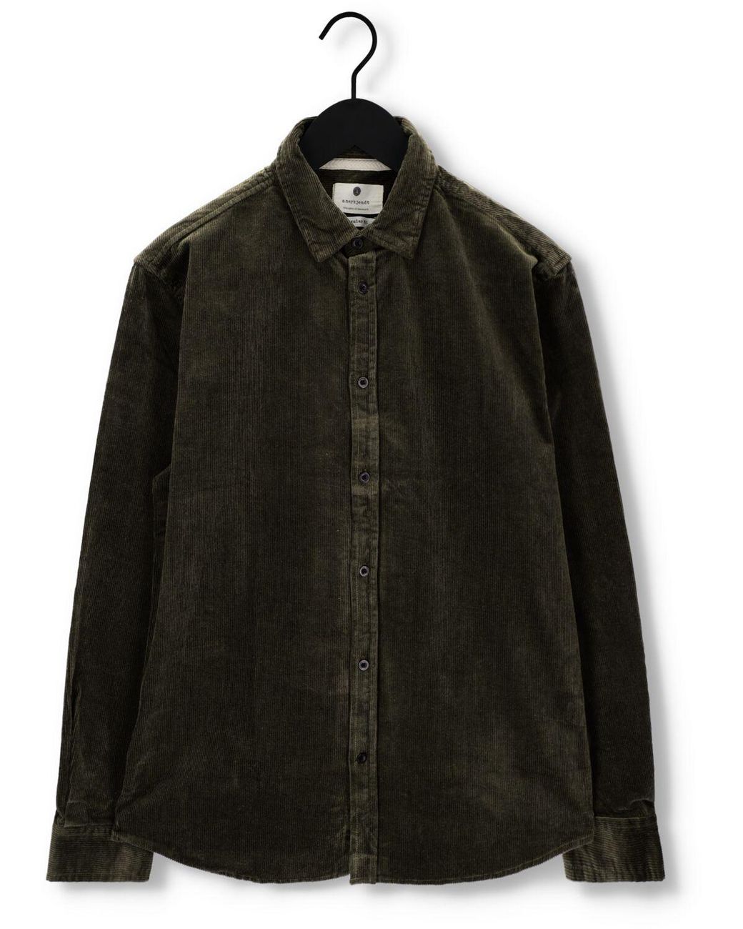 Anerkjendt Overshirt Akleif Corduroy Shirt Herren in Black für Herren