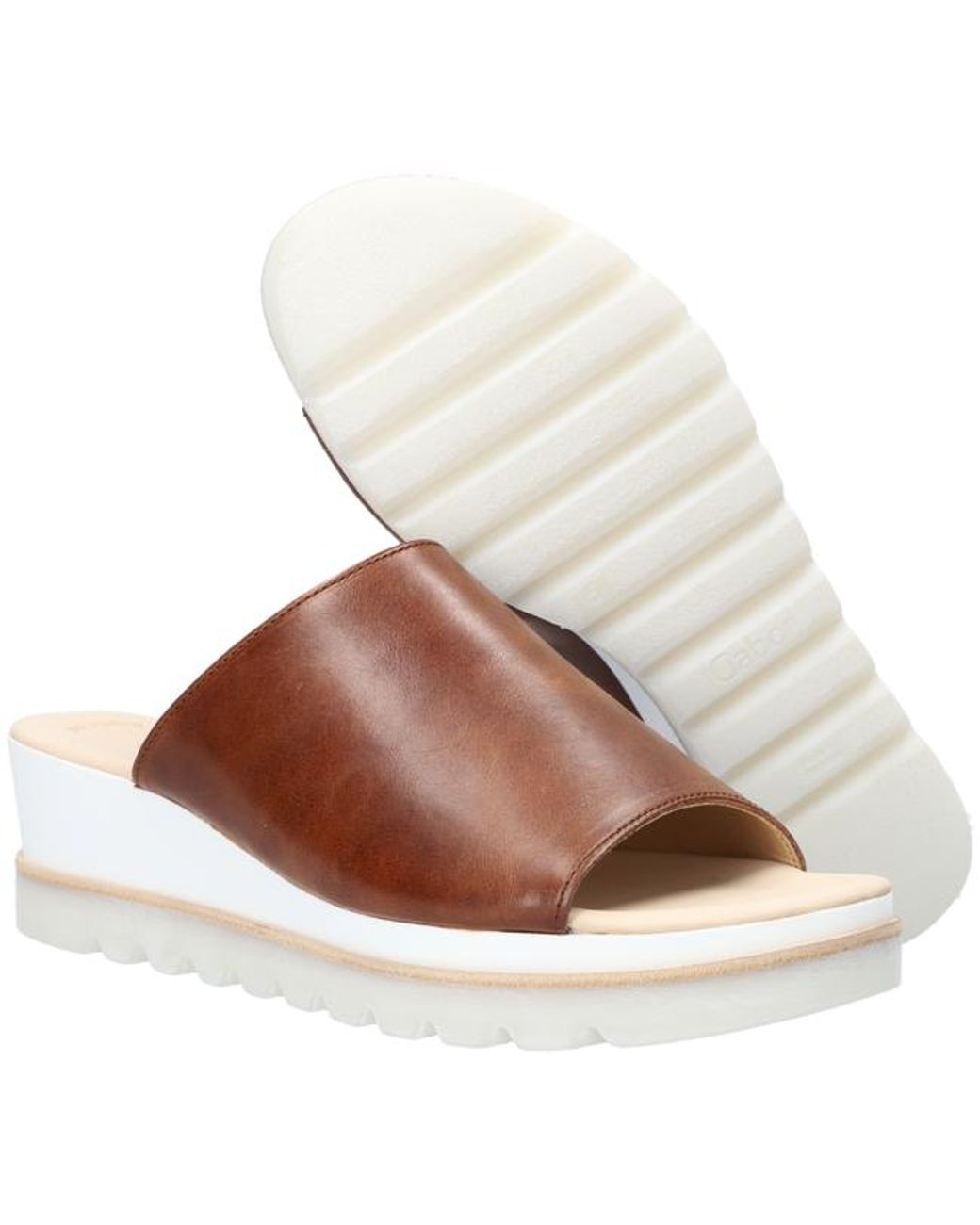 Gabor Bruine Slippers 643.1 in het Bruin - Lyst
