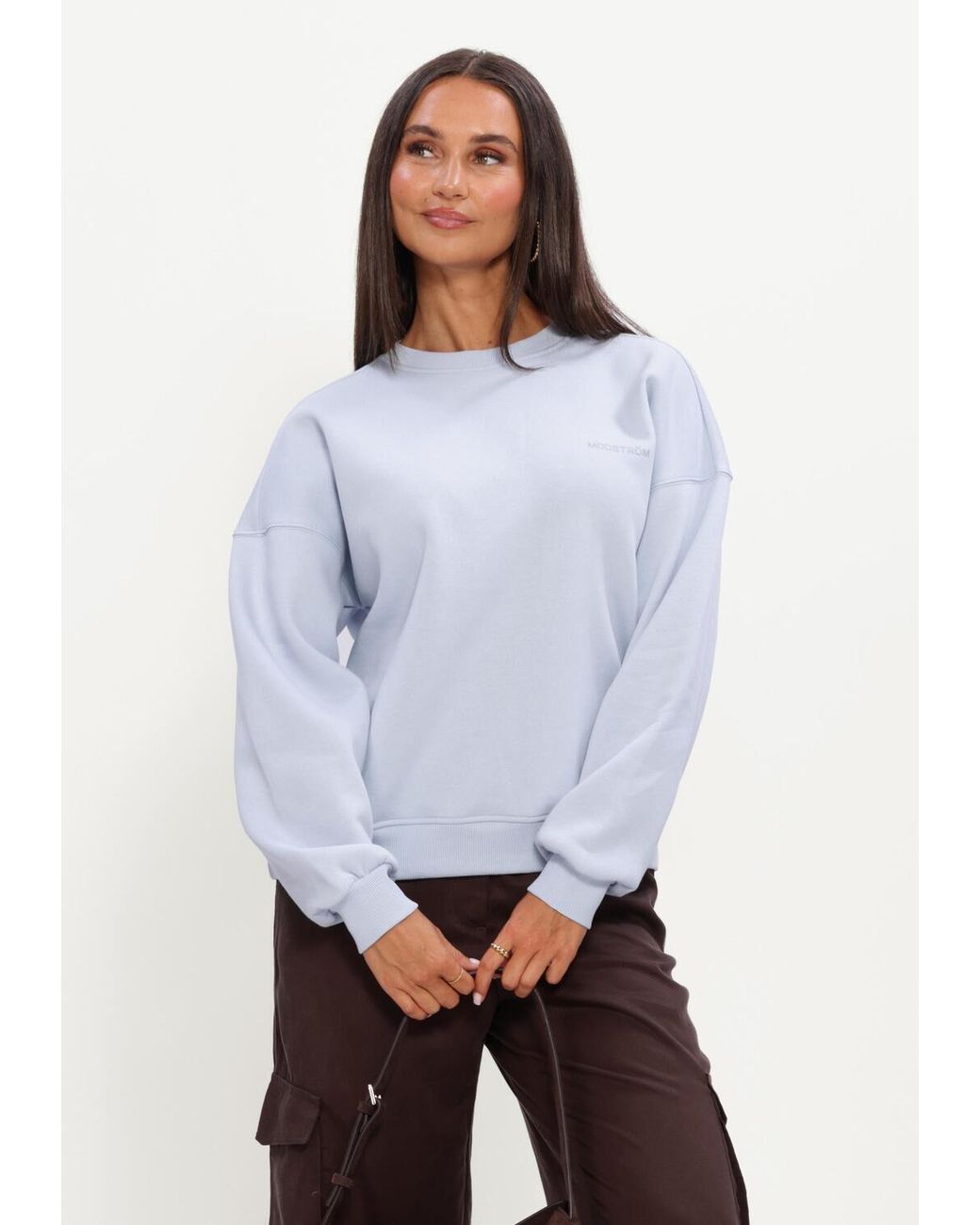 Modström Blue Damen Pullover & Cardigans Paulamd Sweat