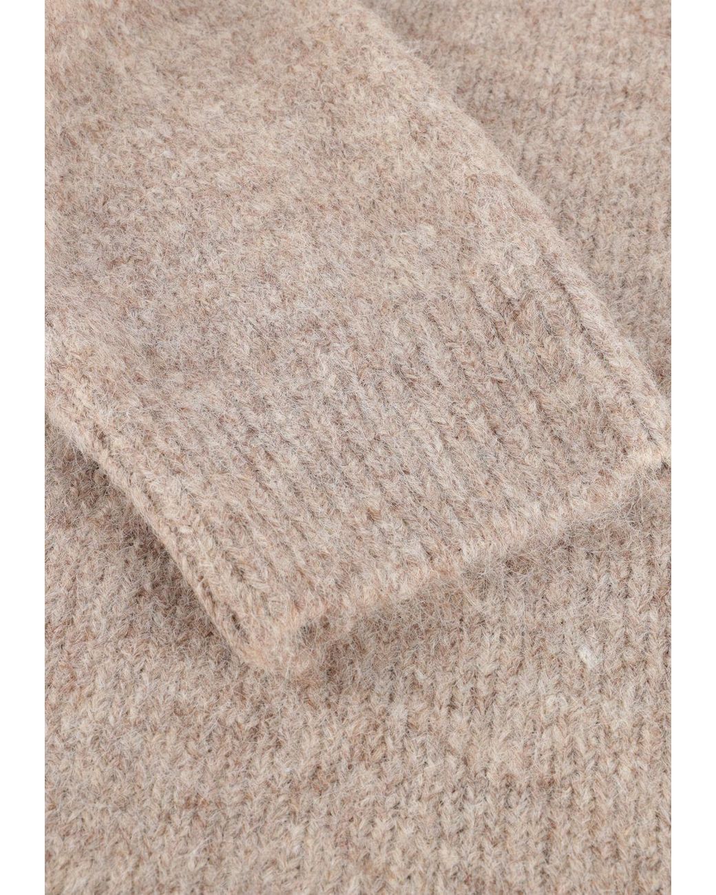 Object Natural Damen Pullover & Cardigans Objsaggia Ls Lo Pullover