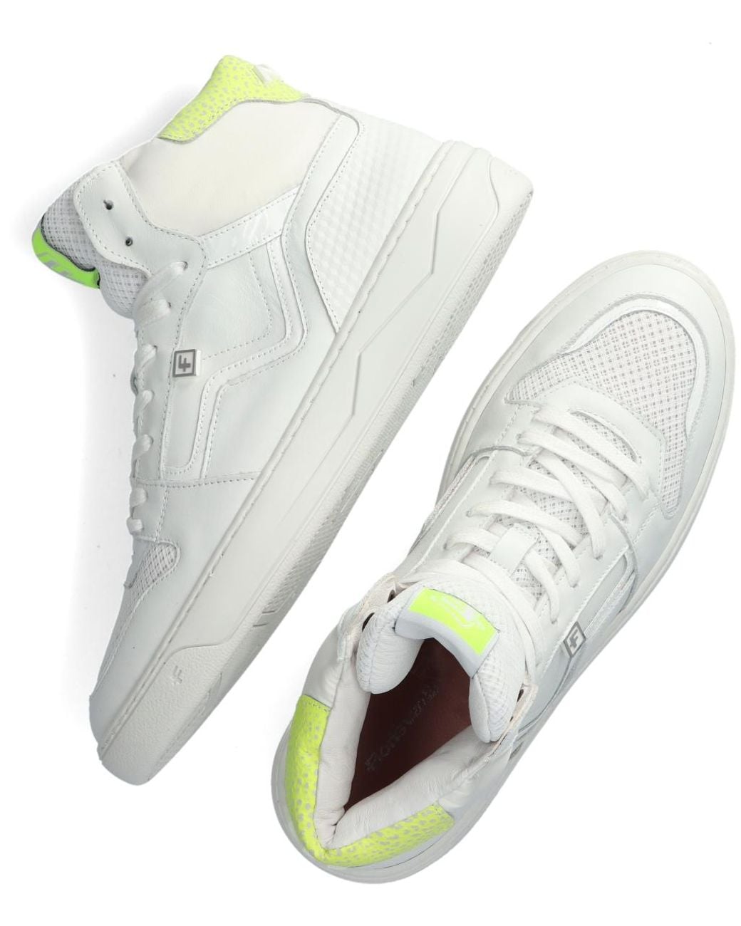 Floris Van Bommel Synthetik Sneaker High 85329 in Weiß - Lyst