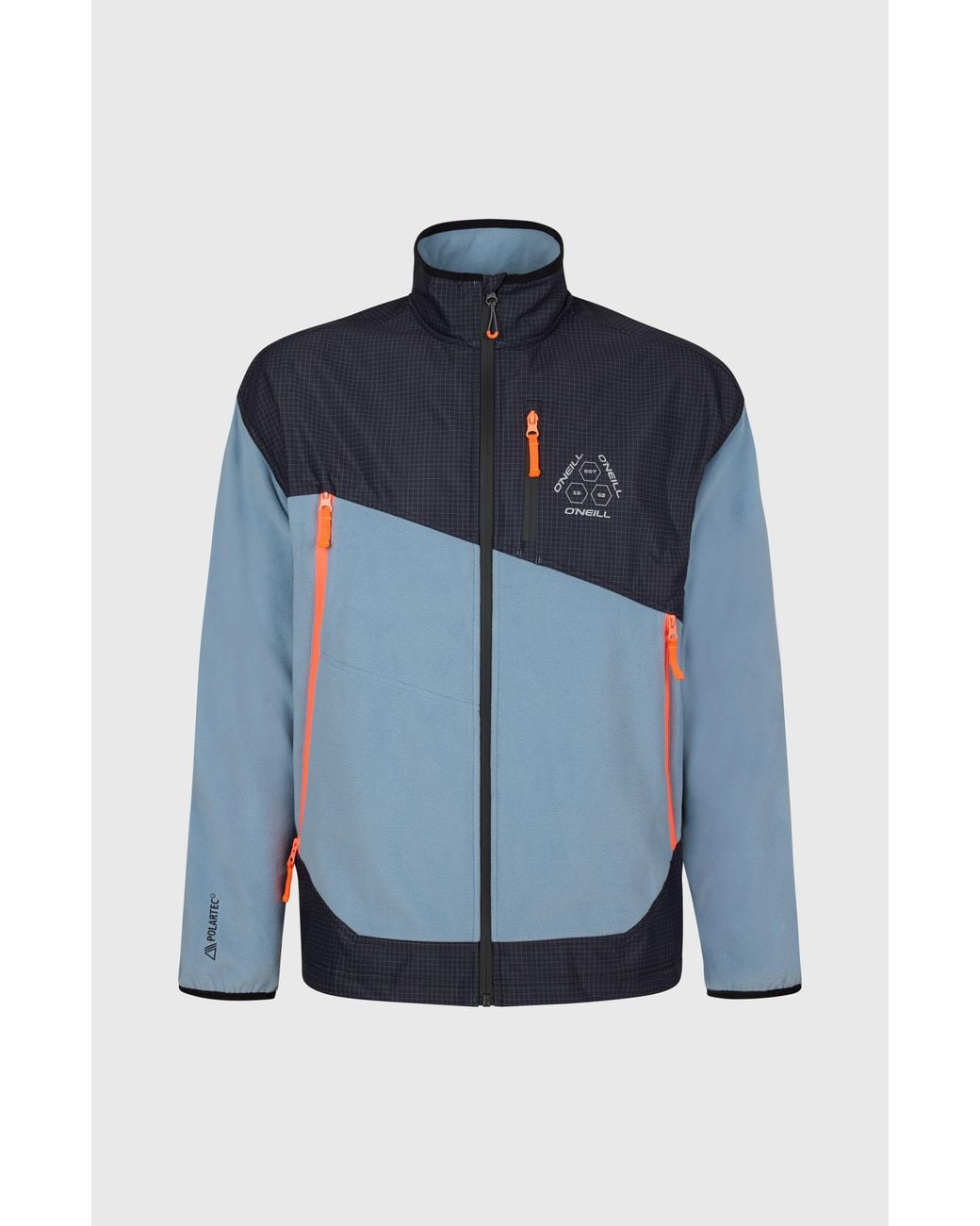 O'neill Sportswear Blue Fwc'Peak Polartec Fire Full-Zip Hyperfleece for men