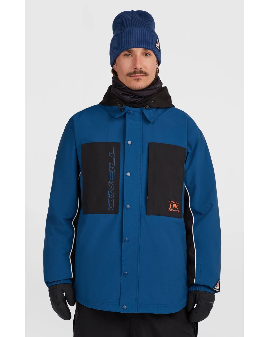 O'neill Sportswear Blue Fwc'Play Shacket Snow Jacket for men