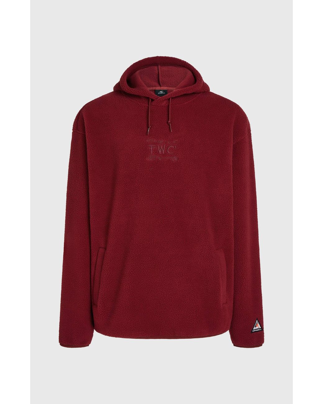 O'neill Sportswear Red Fwc'Play High-Pile Fleece Hoodie for men