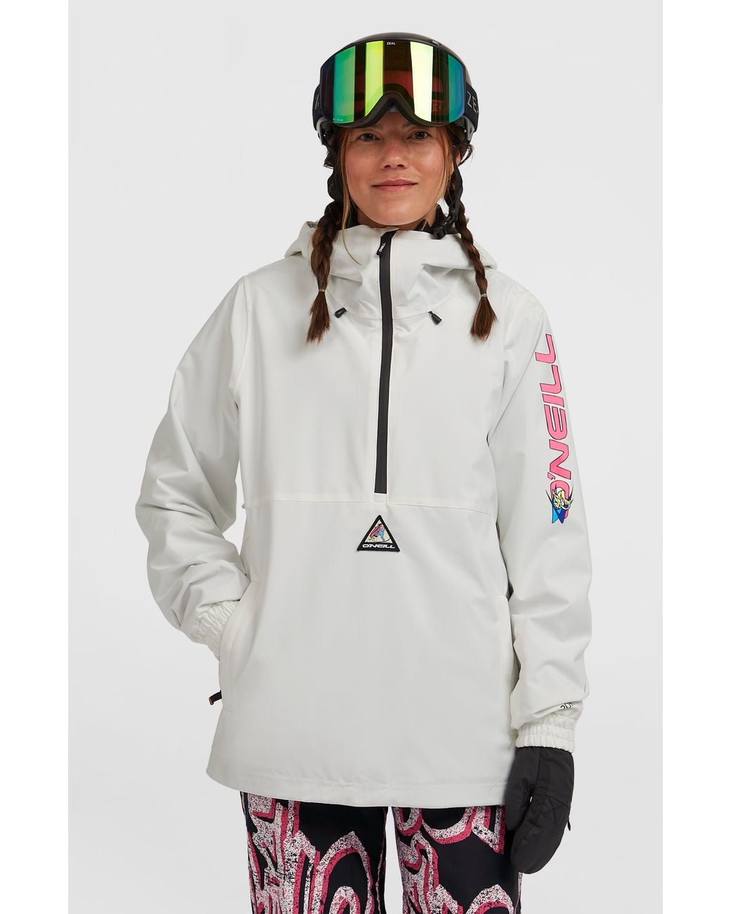 O'neill Sportswear White Fwc'Play Park Anorak Snow Jacket