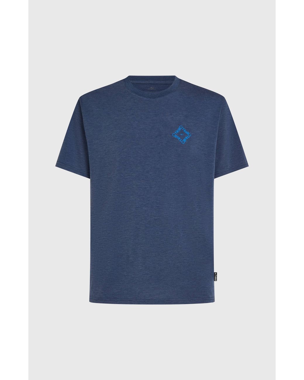 O'neill Sportswear Blue Hybrid Polygiene Back-Print T-Shirt for men