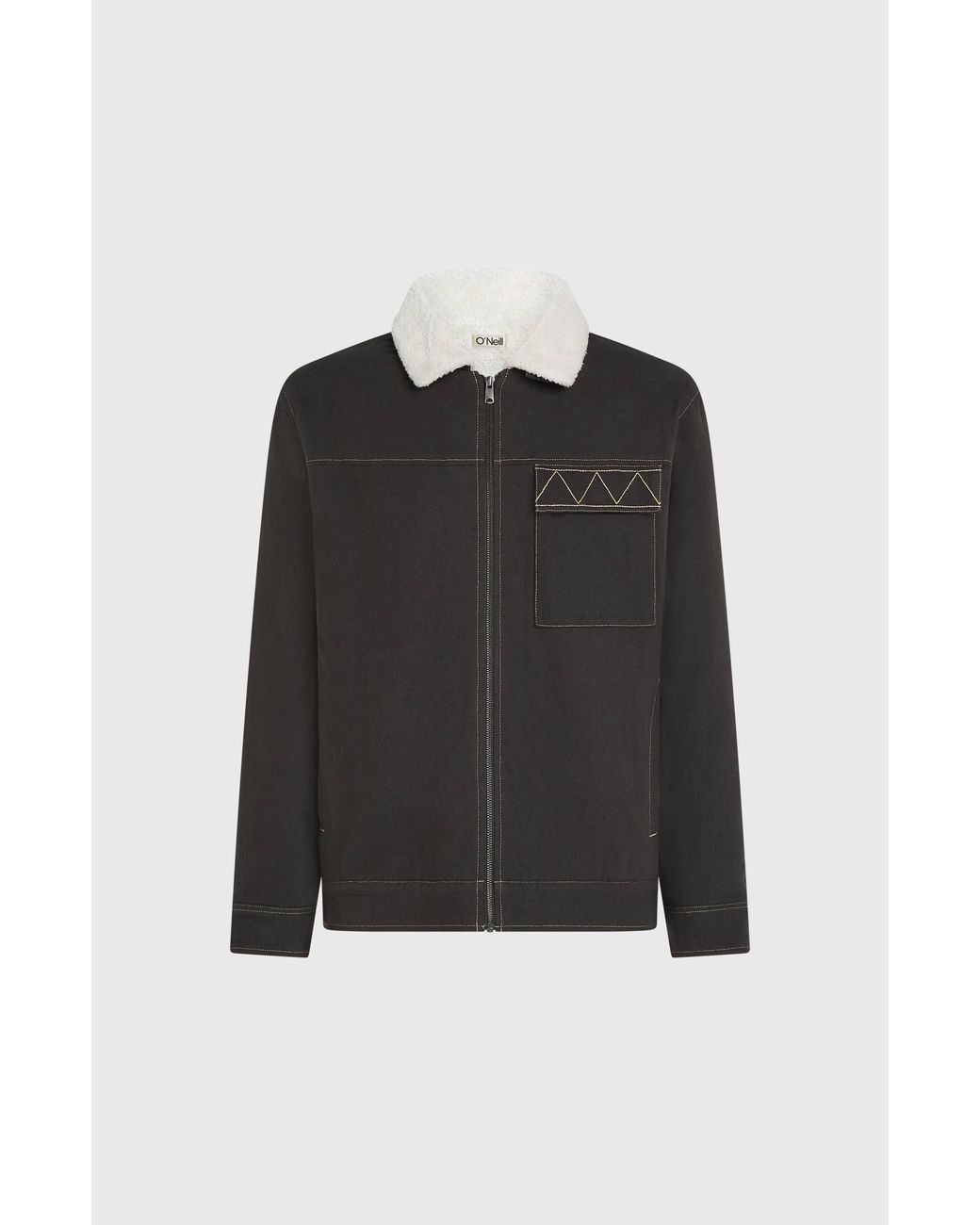 O'neill Sportswear Black O'Riginals Fleece-Lined Jacket for men
