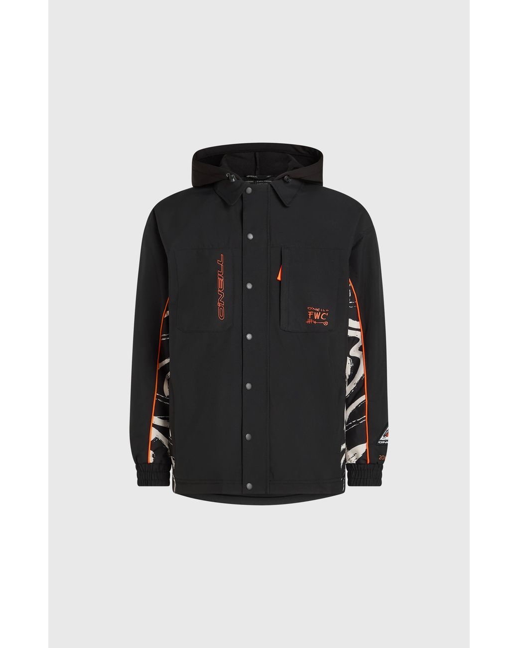 O'neill Sportswear Black Fwc'Play Shacket Snow Jacket