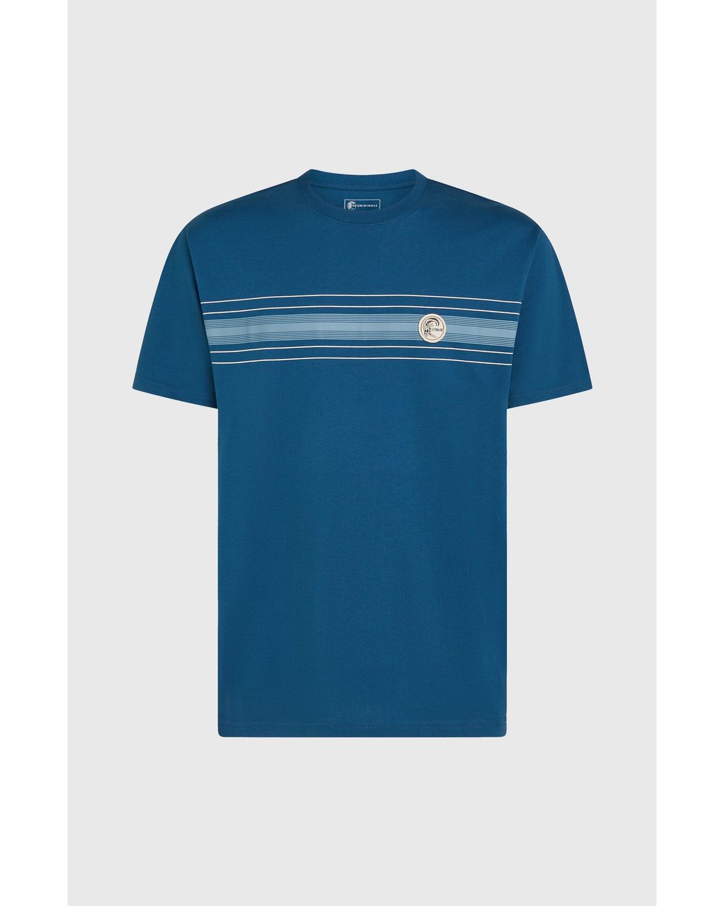 O'neill Sportswear Blue O'Riginals Stripe T-Shirt for men