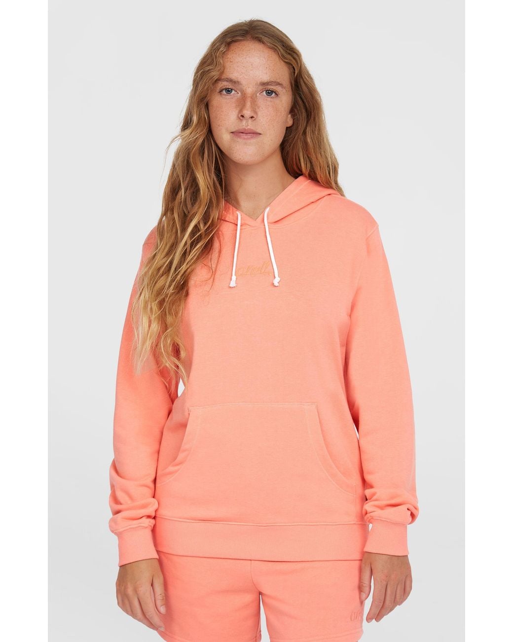 O'neill Sportswear Pink Essentials Script Hoodie