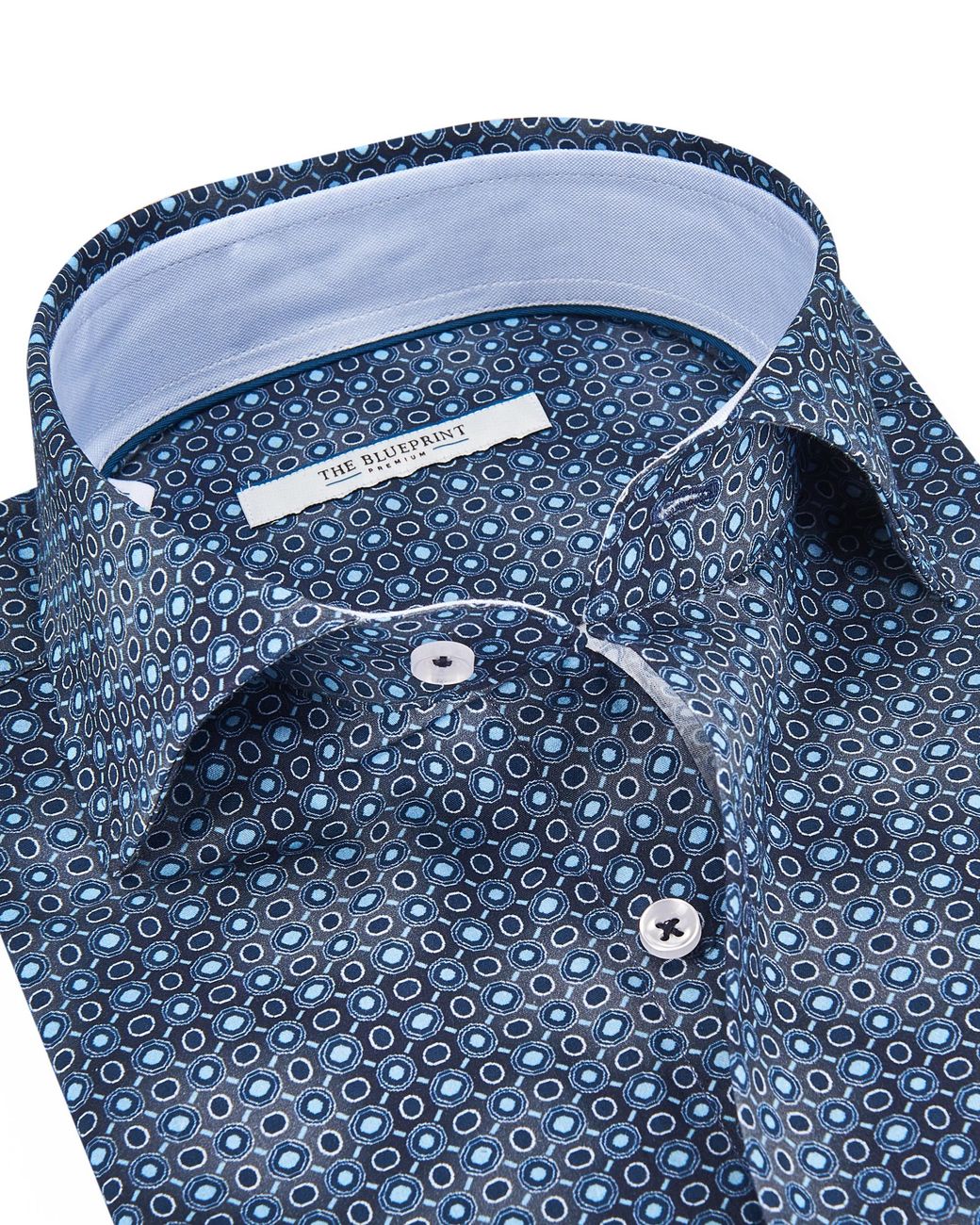 The BLUEPRINT Trendy Overhemd Lm Blauw heren | Lyst NL